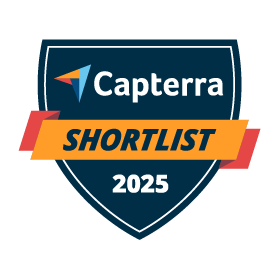 Capterra shortlist badge